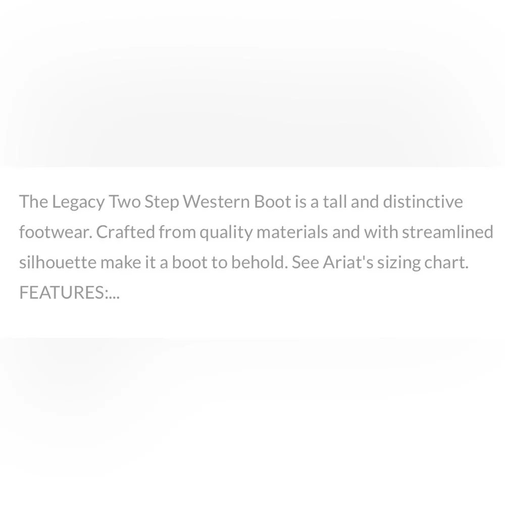 Ariat Women’s Legacy Two Step Boots - Picture 5 of 6